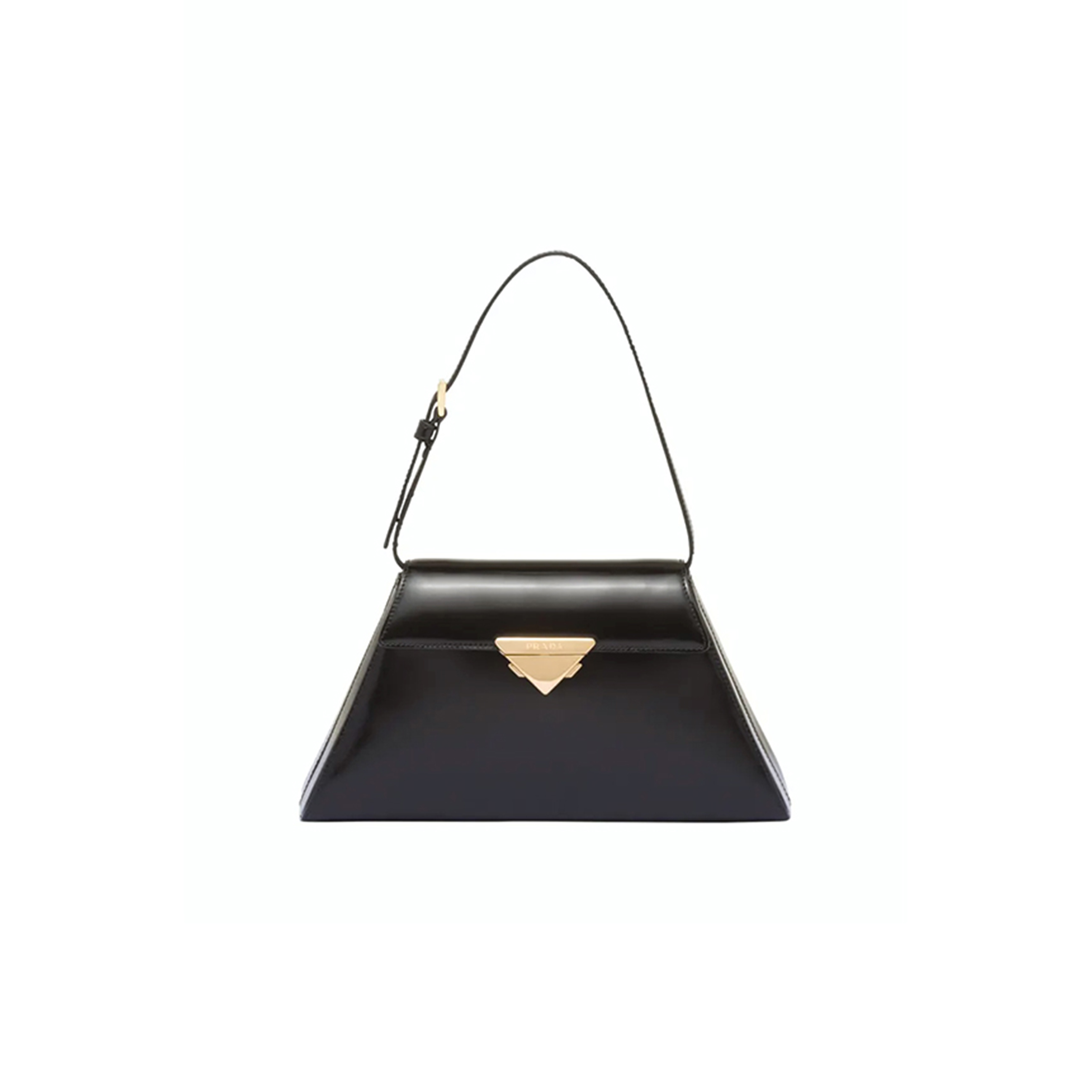 Pra*a spazzolato leather shoulder bag 1bd342 (34*19*8cm)